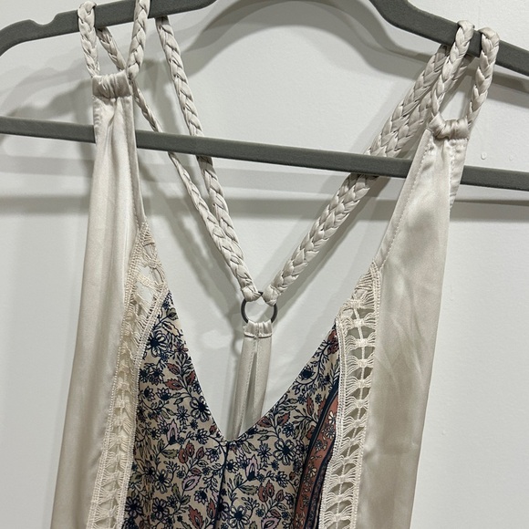 Free People White and Brown Backless Dress - Picture 8 of 9